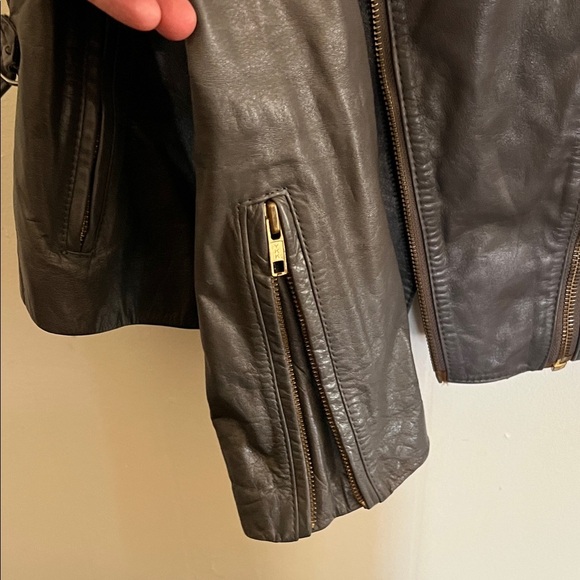 Vintage Wilsons LeatherJacket /dark gray - Picture 5 of 9